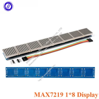 MAX7219 แสดงศูนย์ควบคุม kde ในโมดูล 8*8 จุดเมตริกซ์ว่างนำ 8 คนในสีแดงเหมือนกัน Cathode ดิจิตอลสอดท่อควบคุมมอดูลกับสายเคเบิลสำหรับ Arduino