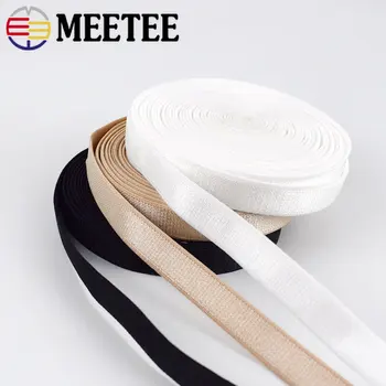 Meetee 10/20/อีก 50 เมตรตอน 6-18mm ไนล่อนเปิดอวงดนตรีสำหรับชุดชั้นในไหล่มัดบรายางอ้าง DIY Garment เข็มขัดของเทปเครื่องประดับ