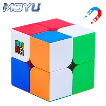 MoYu Meilong 2x23x3 มืออาชีพแม่เหล็กเวทมนตร์ทรงลูกบาศก์ 3x3x32×23×3 ความเร็วปริศนาเด็นของเล่นของคนฮังการีดั้งเดิม Cubo Magico