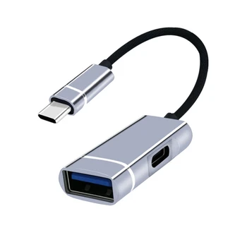 Multifunctional Dockiong สถานี 2 ใน 1 ชนิดพอร์ต USB C ฮับอะแดปเตอร์เพื่อ USB3.0+ตำรวจตั้งข้อหาพอร์ต OTG สายเคเบิลสำหรับแลปท็อป Multifunctional Dockiong สถานี 2 ใน 1 ชนิดพอร์ต USB C ฮับอะแดปเตอร์เพื่อ USB3.0+ตำรวจตั้งข้อหาพอร์ต OTG สายเคเบิลสำหรับแลปท็อป 0