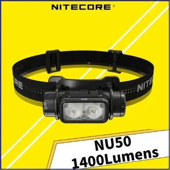 NITECORE NU50 Headlamp นไม่สำคัญพอร์ต USB-C Name ขาวสีแดงแสงสว่าง Headlight ต่างกันมาสร้างแบตเตอรี่สุนัขไม่มีสัญญาณกันขโมยและตั้งแคมป์กัน