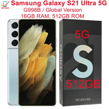 Samsung กาแล็กซี่ S21 Ultra 5G G998B/เกรดดี S21U โกลบอลเวอร์ชั่น 6.8