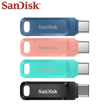 Sandisk พอร์ต USB 3.1 Am 1512GB ความเร็วสูงประเภท-C ความทรงจำอยู่ 256GB นายเทียบนดิสก์ 128GB OTG Pendrive 64GB 32GB สำหรับโทรศัพท์/ตั้งแต่แท็บเล็ท/พิวเตอร์