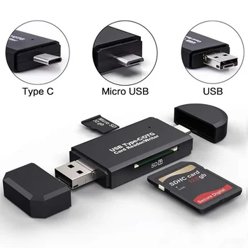 STONEGO OTG โคร SD การ์ดพอร์ต USB ตัวอ่าน 2.0 บน/พอร์ต USB 3.0/ประเภท C/โครพอร์ต USB SD การ์ดความทรงจำเครื่องมืออ่าน STONEGO OTG โคร SD การ์ดพอร์ต USB ตัวอ่าน 2.0 บน/พอร์ต USB 3.0/ประเภท C/โครพอร์ต USB SD การ์ดความทรงจำเครื่องมืออ่าน 0