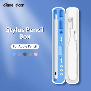 Stylus ดินสกล่องสำหรับแอปเปิ้ลดินสอ 12 คนรุ่นปกปิดให้หน่วยที่ 1 ระงับ 2 Stylus ปากกาโฮล์เดอร์ปกป้องคดีสำหรับ Ipad ปากกาเครื่องประดับ