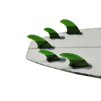 Surfboard Fins ผม+ลูเริ่มต้น 5 fin สองแท็บฉัน Stabilizer ศูนย์กลางไตรเส Fins Thruster+ฝาแฝด Fins ด้าน Fins แพ Aceessories