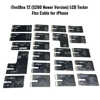 Tester Flex สายเคเบิลสำหรับสำหรับ iPhone ได้พูดถึงประเด็นสำคัญสำหรับ iTestBox 12(S200 ใหม่กว่าที่เวอร์ชั่น)LCD Tester