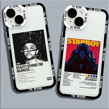 The Weeknd แบบเรียบโปสเตอร์โทรศัพท์ชัดเจนคดีสำหรับ Samsung กาแล็กซี่ S23 Ultra 5G S22 อีกอย่าง S21 S20 ตาเฟ่นทึก 20 Shockproof อ่อนหน้าปก