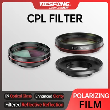 TiESFONG ดั้งเดิม CPL เปลี่ยนภาพเป็นตัวกรองแบบวงกลม Polarizing หนังสำหรับรถวิ่งกล้องกำจัด Reflective และเพิ่มความชัดเจน
