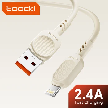 Toocki 2.4 เป็นพอร์ต USB สายเคเบิลสำหรับ iphone 14131211 มืออาชีพแม็กซ์ XS 876s บวกกับโทรศัพท์ถชาร์จเจอร์เร็วมากตั้งข้อหาข้อมูลของไขสันหลังสายฟ้าผ่านสายเคเบิล