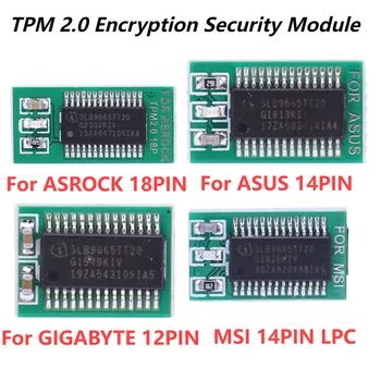 TPM 2.0 บการเข้ารหัสล้องวงศูนย์ควบคุม kde ในโมดูล 12/14/18Pin LANGUAGE TPM ศูนย์ควบคุม kde ในโมดูลทางไกลสำหรับ ASUS/ASROCK/Gigabyte/MSI สำหรับข้อมูลหน้าต่าง 7/8/10