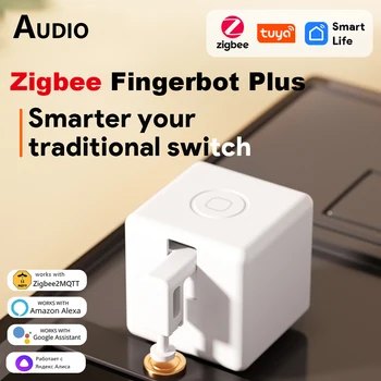 Tuya ฉลาด Zigbee Fingerbot อีกอย่างเปลี่ยนปุ่มบนจอมยัดเยีฉลาดกลับบ้านคนฉลาดชีวิตโปรแกรเวลาเสียงควบคุมผ่านทางอเล็กซานผู้ช่วยของกูเกิ้ล