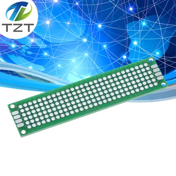 TZT 10pcs/มา 2x8 สองด้านทองแดงอุ PCB รูปแบบสากลบอร์ดสำหรับผู้เชี่ยวชาญการพัฒนาจานสีเขียว