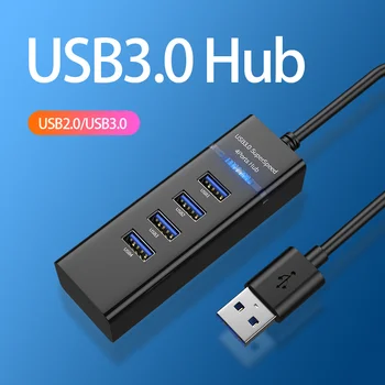 Usb3.0 ฮับ 4-พอร์ตวความเร็วสูงพอร์ต USB องตัวแบ่องยากสำหรับไดรฟ์แบบ USB แฟลชไดร์ฟของเมาส์ปุ่มพิมพ์ขยายอะแดปเตอร์แร็พท็อปบฮับพอร์ต Usb Usb3.0 ฮับ 4-พอร์ตวความเร็วสูงพอร์ต USB องตัวแบ่องยากสำหรับไดรฟ์แบบ USB แฟลชไดร์ฟของเมาส์ปุ่มพิมพ์ขยายอะแดปเตอร์แร็พท็อปบฮับพอร์ต Usb 0