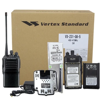 VX-231 VHF/UHF แบบเคลื่อนย้ายได้สองทางวิทยุแทนที่สำหรับเวอร์เท็กซ์มาตรฐาน VX-231 VX-261 VX-351 ยุ Talkie กับเสือ-ioncomment แบตเตอรี่ถชาร์จเจอร์