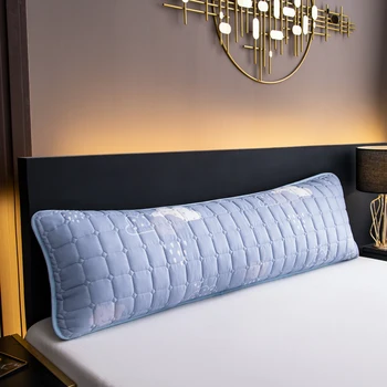 Waterpoorf Quilted เตียงสองนา Pillowcase สองสามนอนหลับหมอนปิดตกแต่งมันไว้เฉยๆซะอี Cushions สำหรับห้องนอนเหงื่อ 48x150180