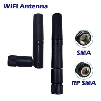 Wifi เสาอากาศออก 2.4 GHz 3dbi Omni รระเบิดแบบกำหนดทิศท Router SMA/RPSM สำหรับโมเด็มเครือข่ายไร้สาย WALN สัญญาณ Booster Zigbee สีน้ำเงินฟันหมายเลขไอพีของกล้อง