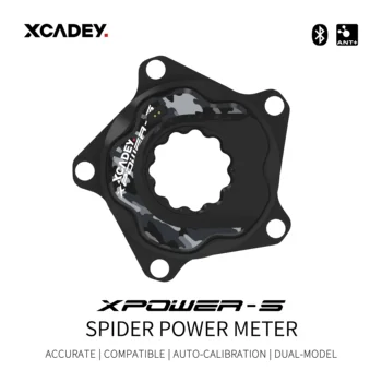 XCADEY XPOWER-S GEN2 ถนนจักรยาน MTB แมงมุมพลังงานมิเตอร์สำหรับ SRAM โรเตอร์แข่งมุ Chainring 104BCD 110BCD แผ่นกรงเล็บพลังงานมิเตอร์