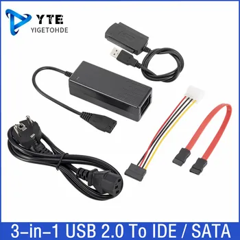 YIGETOHDE อง 3-อยู่-1 พอร์ต USB 2.0 บนต้องแบบ ide/SATA 2.5