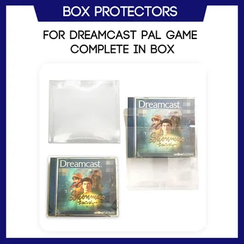 กล่องผู้ปกป้อสำหรับ Dreamcast เพื่อนเกม CIB สมบูรณ์อยู่ในกล่องกำหนดเองเคลียร์พลาสติกรณีนี้