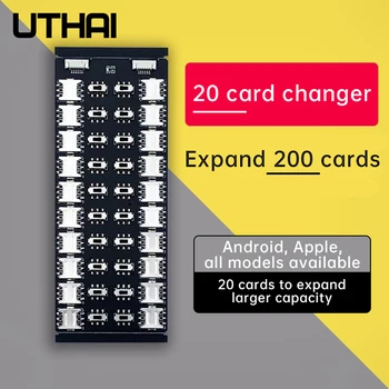 การ์ดเปลี่ยนแปลหลายบัตรอุปกรณ์ภายนอกบัตรตำแหน่ง Android แอปเปิ้ลยู 20 Expansion ใหญ่-คืนโทรศัพท์เคลื่อนที่ Sim การ์ด
