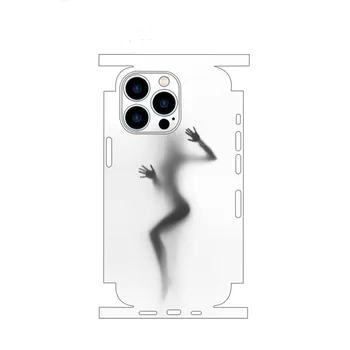 การ์ตูนปัก Decal ผิวหนังสำหรับ iPhone 1514131211 มืออาชีพ XS แม็กซ์ XR อ่อนโยนกลับหน้าจอผู้ปกป้อ 3M ห่อนกับด้านผิวหยิบสติ๊กเกอร์