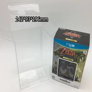 ความโปร่งแสงล่องผู้ปกป้อสำหรับ Nintendo WII ดำน้ำ/ตำนานของ Zelda:ทไวไลท์เจ้าหญิงเก็บกล่องเกมส์ของเชลล์ลียดการแสดงคดี