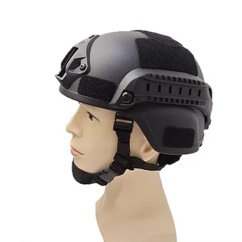 คุณภาพสูงปกป้องเล่นเพ้นท์บอล Wargame หมวกกันน็อกองทัพ Airsoft MH อุปกรณ์ทางเทคนิคเร็วหมวกกันน็อนกับการปกป้อ Goggle นไม่สำคัญหรอ