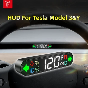 จดภาพหัวขึ้นมาแสดงสำหรับ Tesla รุ่น 3 รุ่นของพวก 20222021 อุทิศตนดิจิตอลเครื่องอิเล็กทรอนิก Speedometer รถเครื่องประดับ