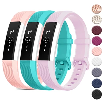 ซิลิโคนมัดสำหรับ Fitbit Alta HR วงดนตรี Wristband Adjustable Watchband ร้อยข้อมือของ Fibit Alta อง HR มัด Smartwatch เครื่องประดับ