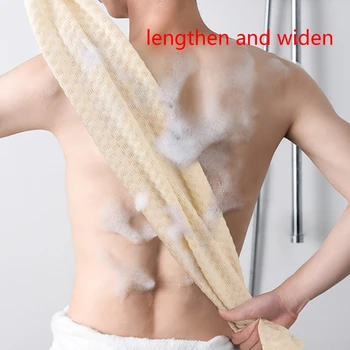 ญี่ปุ่นน้ำยา Washcloth อาบน้ำไนล่อนผ้าเช็ดตัวแปรสำหรับกลับผ้าเช็ดตัว Exfoliating ขัดงอาบน้ำฟองน้ำศพในห้องน้ำเครื่องประดับ