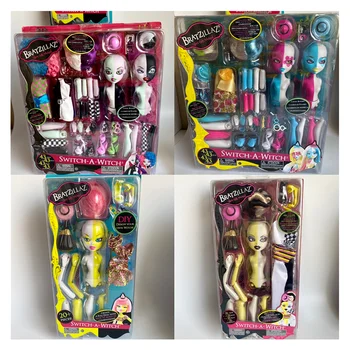 ดั้งเดิม Bratzdoll เปลี่ยนข้อ DIY ตุ๊กตาเครื่องประดับที่น่ารัก Bratzillaz Anmine การกระทำคิดว่าผู้หญิงเด็กของเล่นของนางแบบของขวัญกับกล่อง