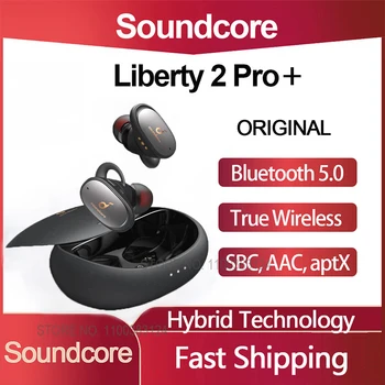 ดั้งเดิม Soundcore 2 เสรีภาพมืออาชีพ+เรื่องจริงเครือข่ายไร้สายบลูทูธ headset earbuds เครือข่ายไร้สายชาร์จ Astria coaxial อะคูสติสถาปัตยกรรม