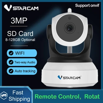 ดั้งเดิม Vstarcam3MP IP ของกล้อง C24S กล้องล้องวงจรปิดล้อมการคุ้มครอง IR คืนวิสัยทัศน์ของกล้องสำหรับเคลื่อนมุมมองเด็ก Wifi กล้อง