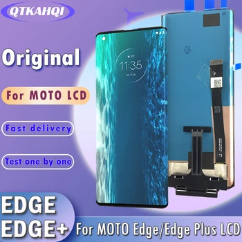 ดั้งเดิมสำหรับ Motorola Moto ขอบ+LCD XT2061-3 แตะต้องจอภาพ Digitizer สำหรับ Moto ขอแสดง XT2063-3 พาเนลสำหรับ moto ขอบอีกอย่าง