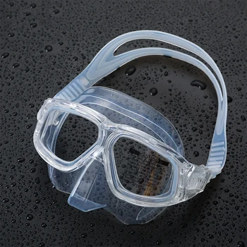 ดำลงไปดูหน้ากากปล่อยพุ่งสูงนิยามต่อต้าน-หมอกของเลนส์ Snorkeling หน้ากาก Watersports บาร์ทุกคนใส่แว่น 다이빙 마스크