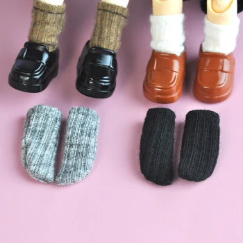 ตุ๊กตากเสื้อผ้า 10cm ถุงเท้าสำหรับ ob111/12bjd GSC nendoroid YMY ศพ Obitsu11 มอลลี่เข้าคู่ปานกลางความยาวรองเท้าผู้หญิงเด็กของขวัญของเล่น