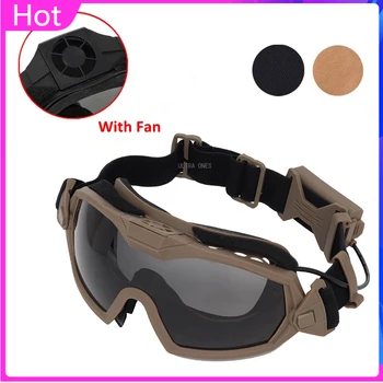 ทหารอุปกรณ์ทางเทคนิคทุกคนใส่แว่นพวกต่อต้าหมอก UV การคุ้มครองเล่นเพ้นท์บอล Airsoft แว่น Windproof มอเตอร์ไซค์ยิงกัน à™àà§à•à£àà™Wargame Eyewears