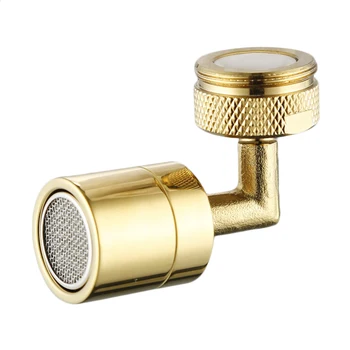 ทองเหลืองทองรูปแบบสากล Extender ห้องน้ำหมุนหน่อ Faucet รอยเปื้อน-หลักฐาน Faucet Washbasin Faucet Aerator