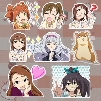 ที่ Idolmaster ซินเดอเรลล่าผู้หญิงอะนิเมด้วยป้ายสติ๊กเกอ Hoshii Miki Kisaragi Chihaya Kawaii Stickers เครื่องเขียนน่ารัก IPad โทรศัพท์ดีนเคยใช้ตกแต่ง ที่ Idolmaster ซินเดอเรลล่าผู้หญิงอะนิเมด้วยป้ายสติ๊กเกอ Hoshii Miki Kisaragi Chihaya Kawaii Stickers เครื่องเขียนน่ารัก IPad โทรศัพท์ดีนเคยใช้ตกแต่ง 0