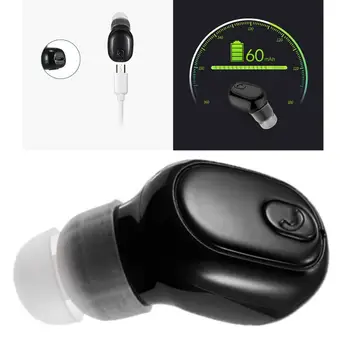 บลูทูธมินิดเดียว Earbud งเล็กๆน้อยๆให้กับเครือข่ายไร้สายล่องหนหูฟังรถ Headset กับหยิบไมค์ออกเพื่อนและ Android ฉลาดโทรศัพท์