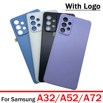 ปกหลังสำหรับ Samsung กาแล็กซี่ A52/A72 แบตเตอรี่ปกปิดด้านหลังประตูบ้านกับชนิดหนึ่ยวหยิบสติ๊กเกอร์สำหรับ Samsung A32
