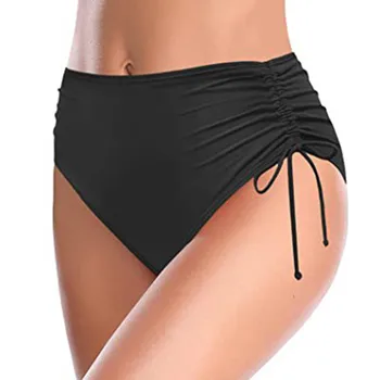 ผู้หญิงเป็นเซ็กซี่โดยเฉพาะบนใบหน้าของด้านล่าง 2023 ติดเทรนเข้าไปในชุด....ด้านล่าง Swimwear Adjustable ด้านผูกว่ายน้ำ Trunks หญิง Beachwear Swimbottom
