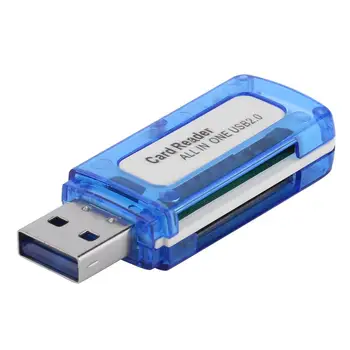 พอร์ต USB 2.0 บนความทรงจำบัตรเครื่องมืออ่าน Multifuction วความเร็วสูงแล็ปท็อปตัวอ่านการ์ดสำหรับ MicroSD SD TF คุณโครเอ็ม 2