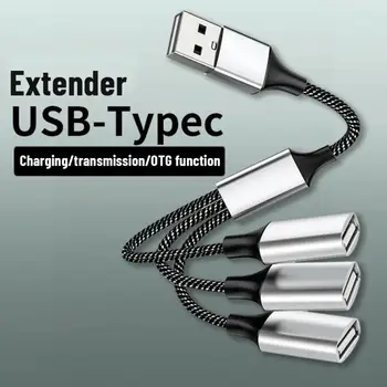 พอร์ต USB ที่ 3 พอร์ต USB 2.0 บนฮับ 4 พอร์ตหลายองตัวแบ่ OTG อะแดปเตอร์สำหรับพิวเตอร์แล็ปท็อปเครื่องประดับพอร์ต USB เป็นส่วนขยายความเร็วสูงการถ่ายโอน Converter