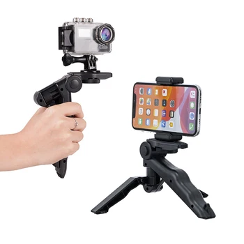 มินิยขาตั้งกล้องสำหรับโทรศัพท์\n smartphone Handheld Tripie สำหรับโทรศัพท์มือถือ Tabletop ขาตั้งกล้องสำหรับ Gopro การกระทำของกล้อง