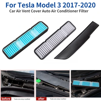 รถไหลเวียนอากาศช่องระบายปกปิดทริมสำหรับ Tesla รุ่น 32017-2020 อากาศตัวกรองเครื่องประดับต่อต้านการปิดกั้น Intake การคุ้มครอง รถไหลเวียนอากาศช่องระบายปกปิดทริมสำหรับ Tesla รุ่น 32017-2020 อากาศตัวกรองเครื่องประดับต่อต้านการปิดกั้น Intake การคุ้มครอง 0
