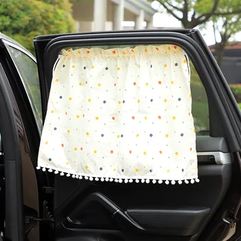 รูปแบบสากลรถหน้าต่าง Sunshade ปกปิดดูดแก้วปิดม่านด้านหน้าต่าง Sunshade UV การคุ้มครองสำหรับเด็กทารกเด็ก