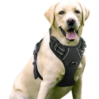 สัตว์เลี้ยงหมาของเครื่องควบคุม Reflective Adjustable Breathable หมาของเสื้อกั๊กเครื่องควบคุมสำหรับน้องสื่อใหญ่หมาแมวหมากเว้นสร้อยคอหมาของ Accessoires