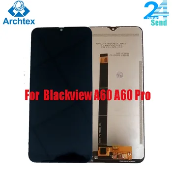 สำหรับ Blackview A60100%หรอกดั้งเดิม LCD แสดงและระดาษชำระแตะต้องจอภาพ Digitizer อร้องต่อที่ประชุมในคีสำหรับ Blackview A60 มืออาชีพ 6.1 หุ้นของตารางนิ้ว